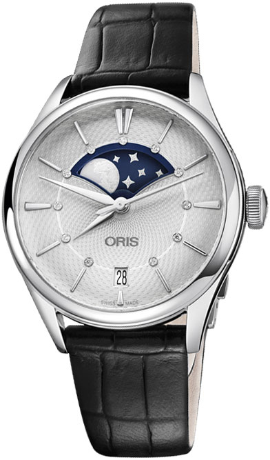 Oris Artelier Grande Lune Date Ladies Watch Model 01 763 7723